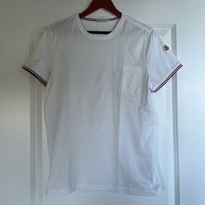 White Moncler Maglia t-shirt